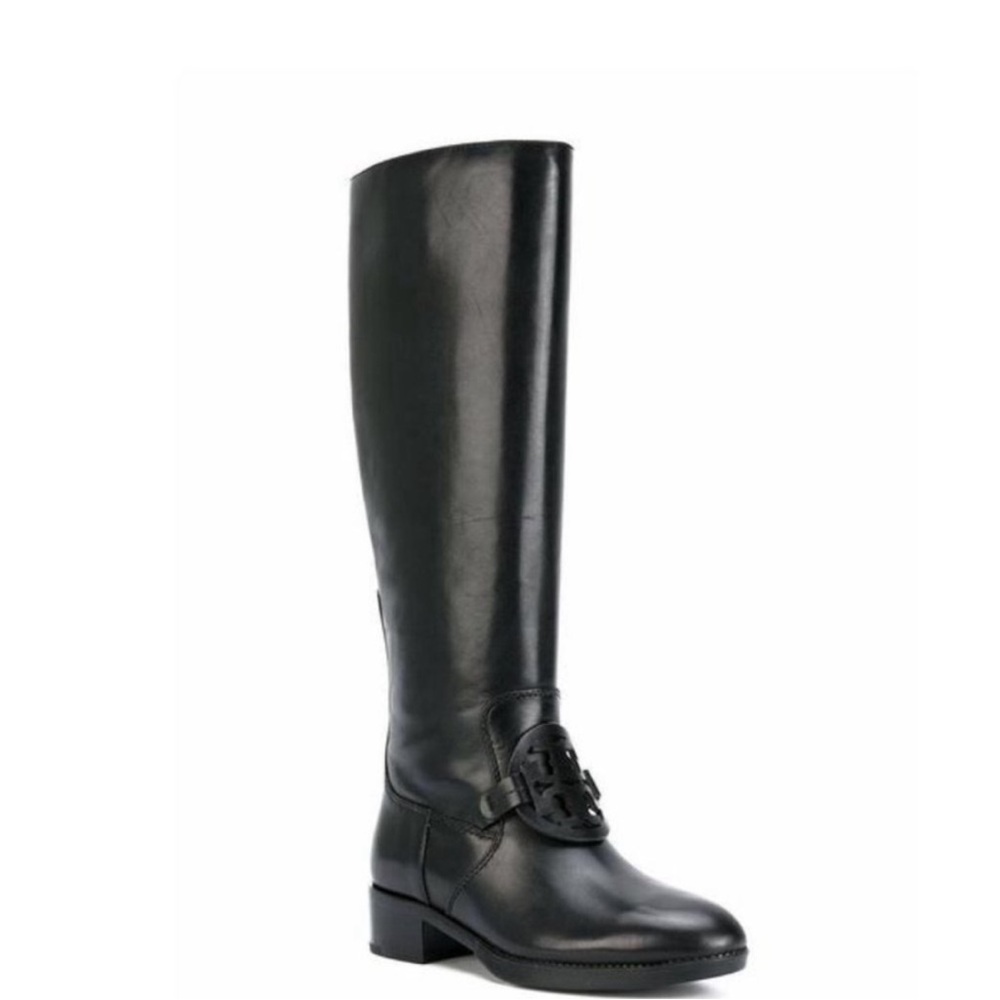 NIB Tory Burch Black Miller Pull-On Boots size 7.5